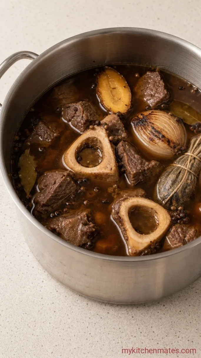 Step 3: Simmer the Broth