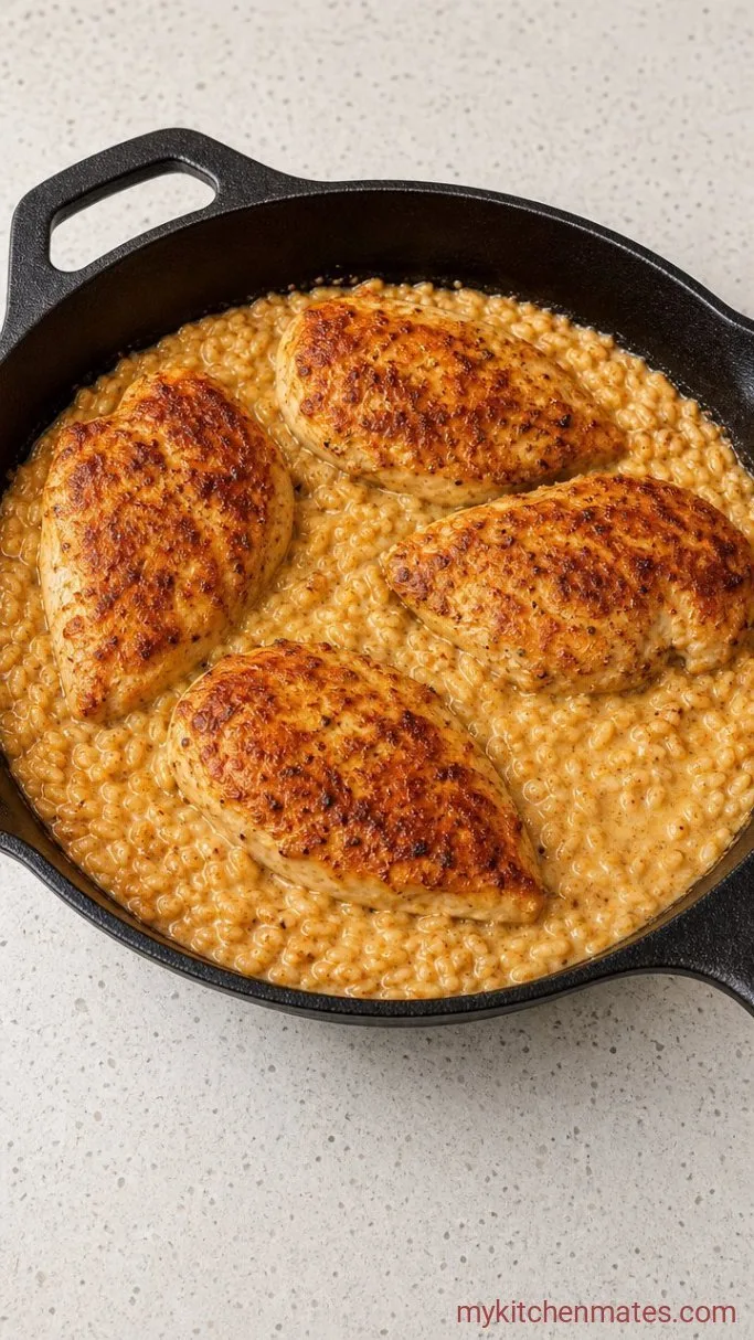 Step 3: Simmer the Chicken and Rice