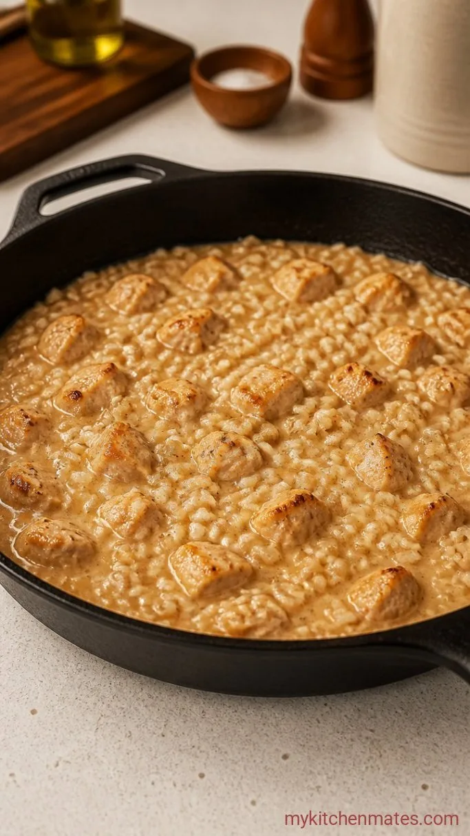 Step 3: Simmer the Chicken and Rice