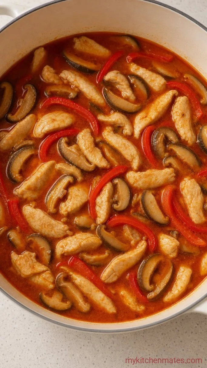 Step 3: Simmer the Chicken and Vegetables