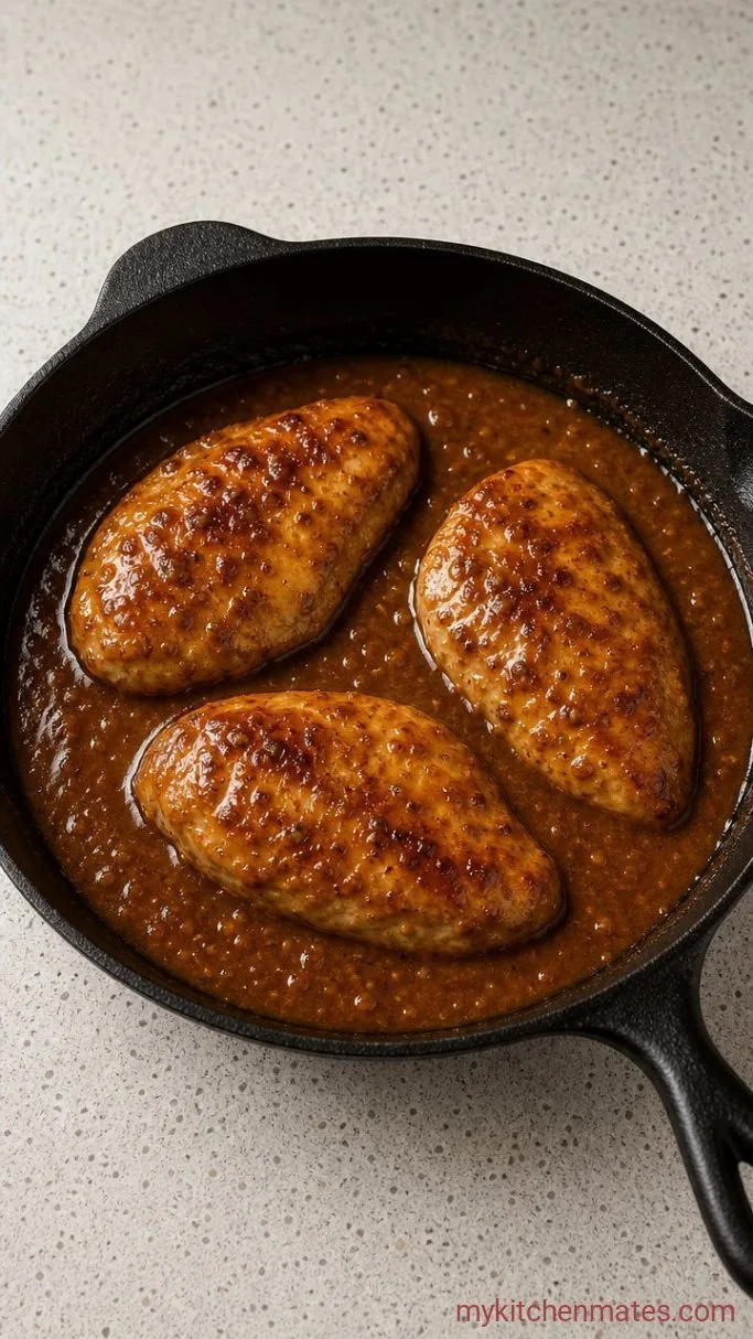 Step 3: Simmer the Chicken in Gravy