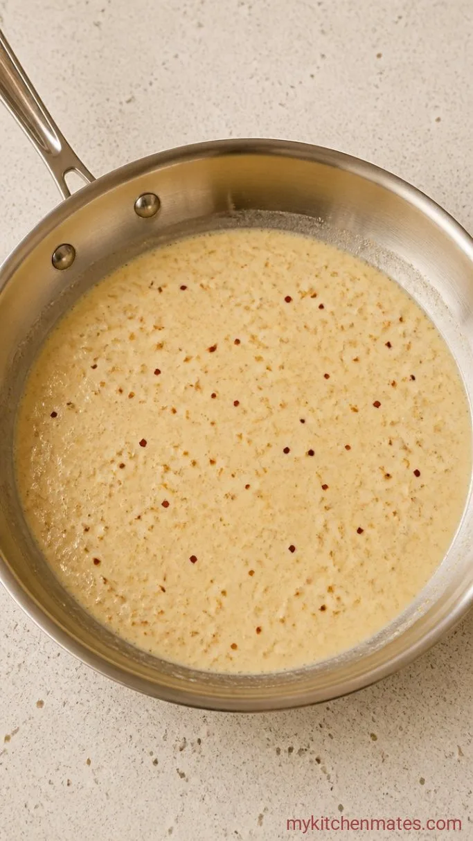 Step 3: Simmer the Cream Sauce