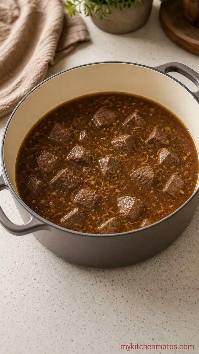 Hearty One-Pot Japanese Beef Curry Step 3: Simmer the Curry Base