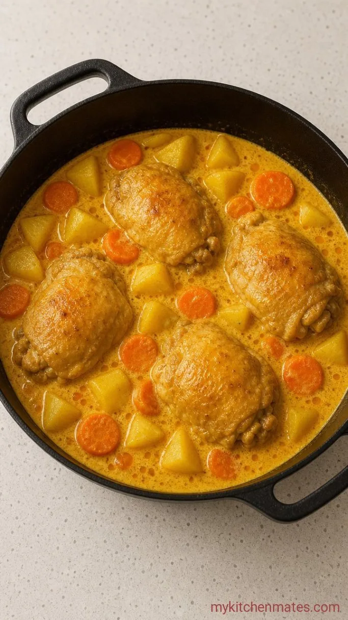 Step 3: Simmer the Curry with Potatoes and Carrots