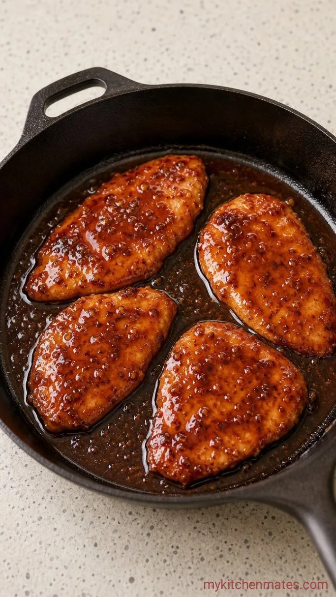 Quick Sticky Chili Lime Chicken Step 3: Simmer the Glaze
