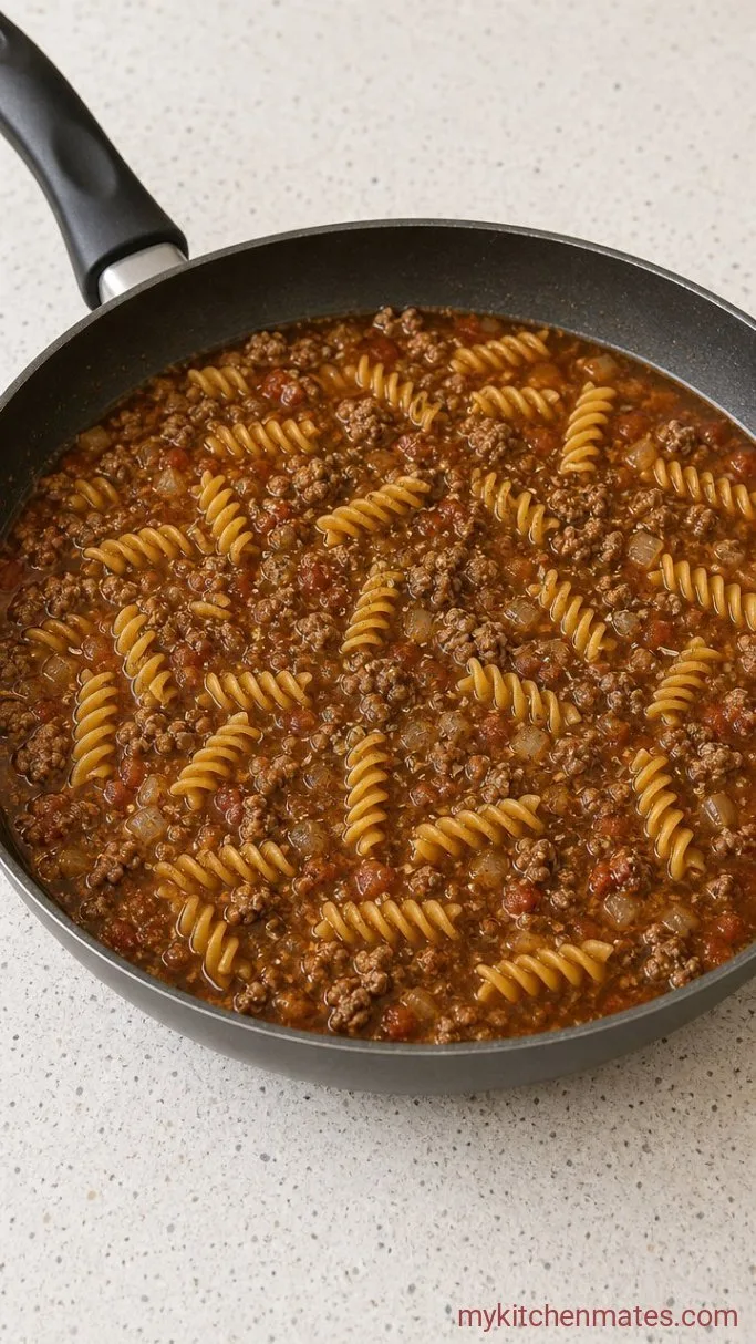 Step 3: Simmer the Pasta in the Broth