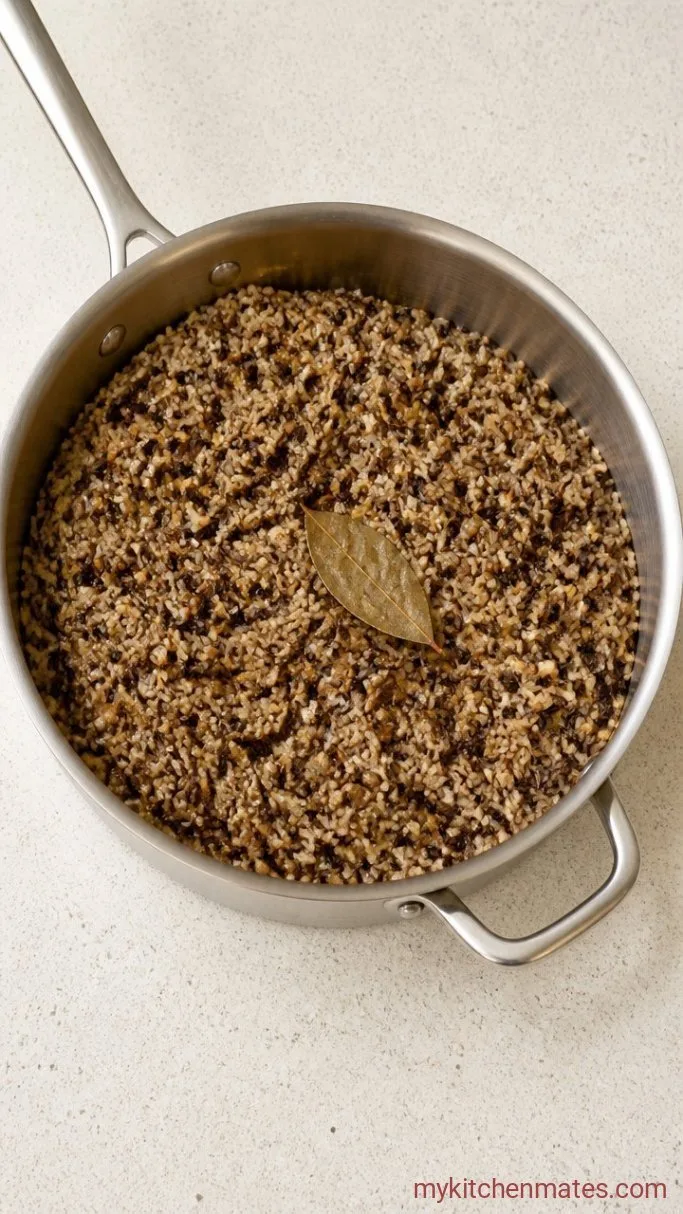 Step 3: Simmer the Pilaf