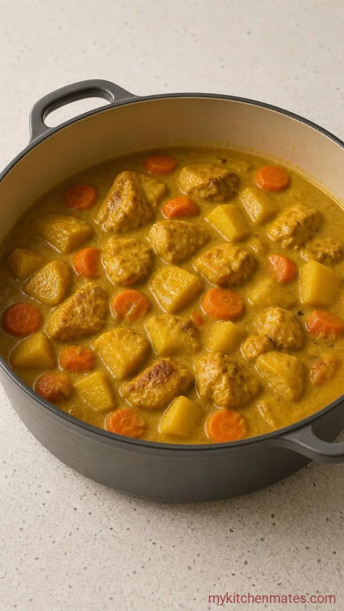 Step 3: Simmer the Potatoes and Chicken
