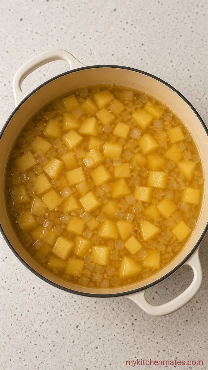 Step 3: Simmer the Potatoes