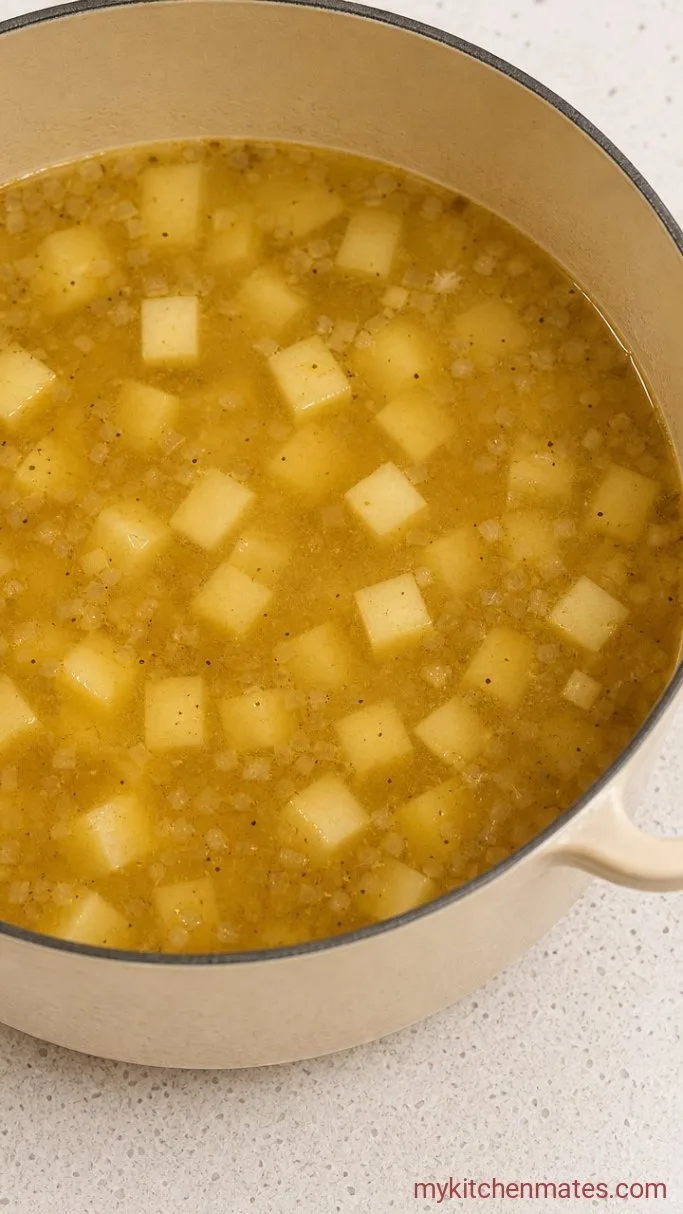 Step 3: Simmer the Potatoes