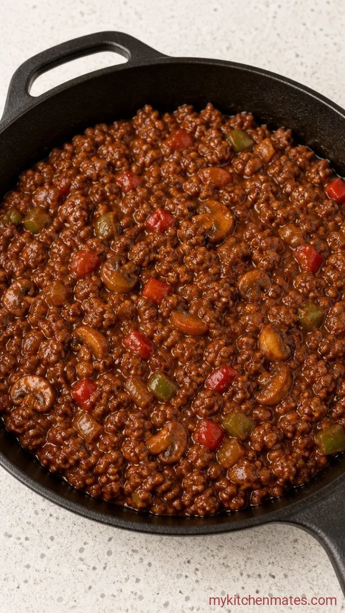 Step 3: Simmer the Sloppy Filling