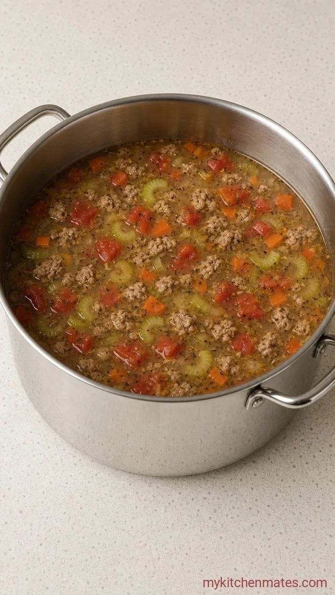 Step 3: Simmer the Soup Base