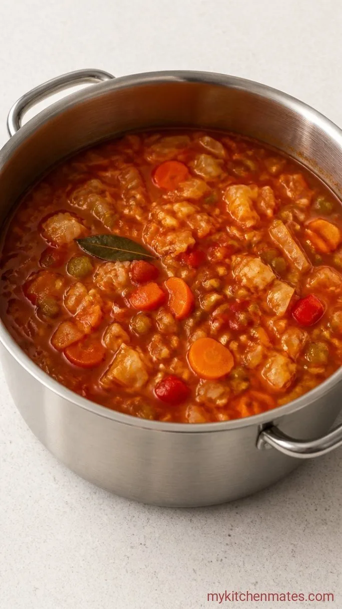 Zero Point Weight Watchers Cabbage Soup Step 3: Simmer the Soup
