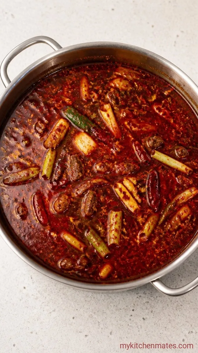 Step 3: Simmer the Spicy Broth