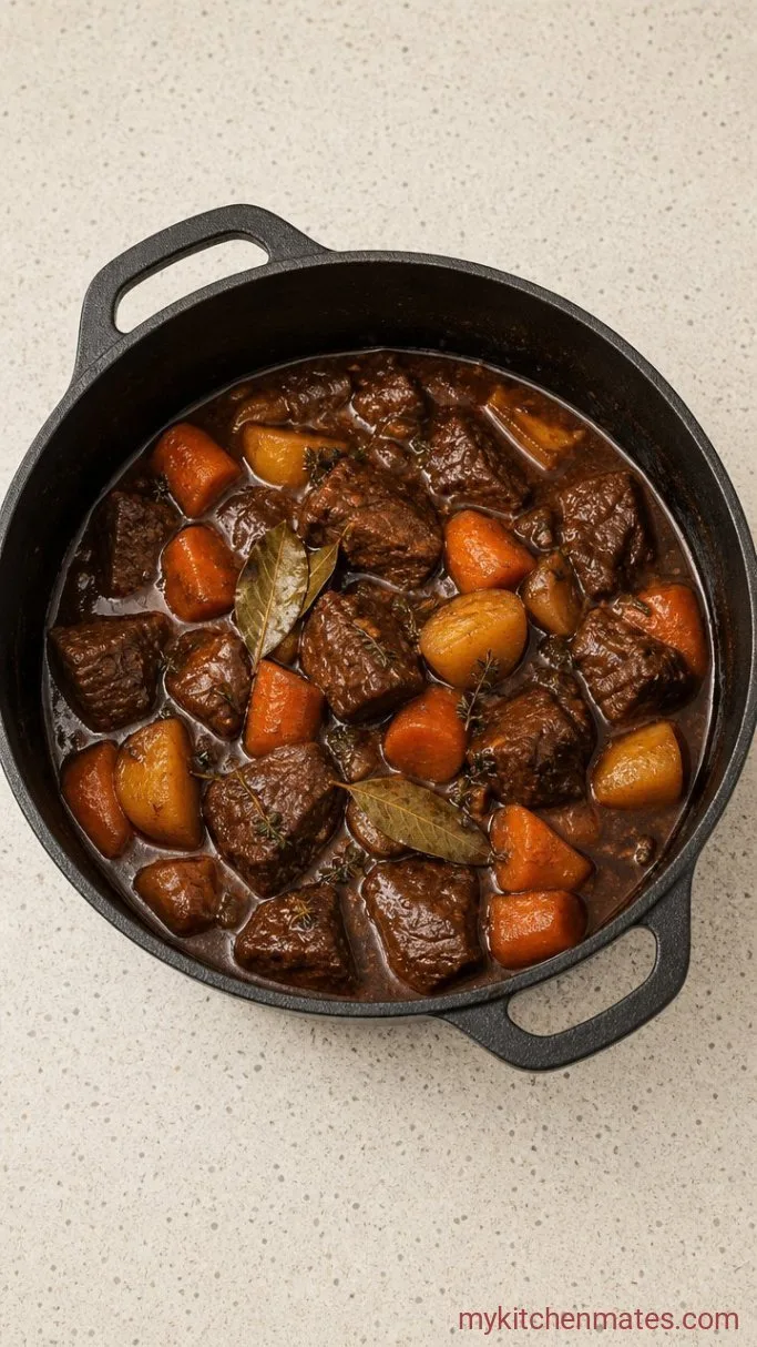 Slow Cooker Beef Stew That Falls Apart Tender Step 3: Simmer the Stew