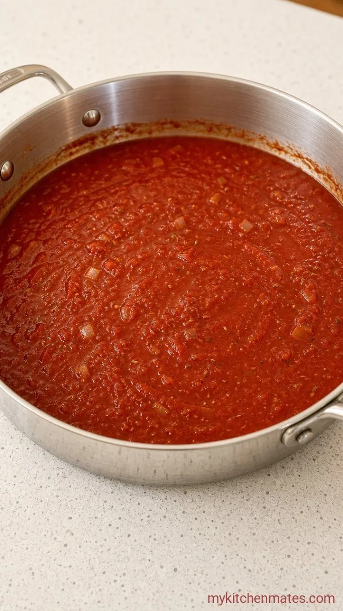 Step 3: Simmer the Tomato Sauce