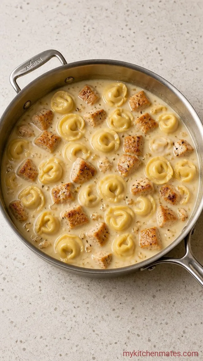 Step 3: Simmer the Tortellini