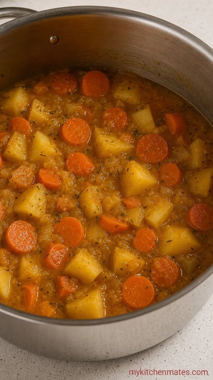 Creamy Carrot Potato Soup (Ready in 35 Minutes) Step 3: Simmer Until Tender