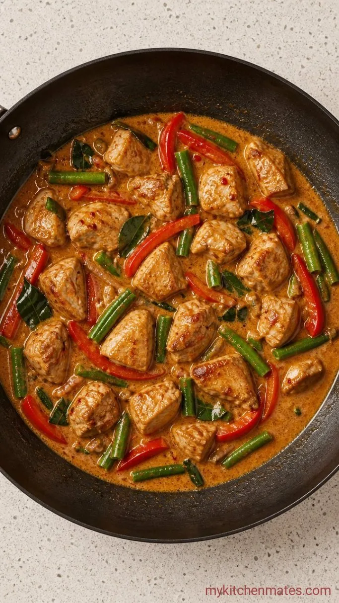 Step 3: Simmer with Coconut Milk and Vegetables