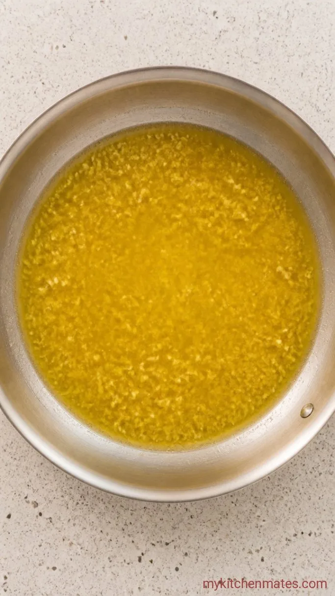 Step 3: Sizzle the Garlic and Lemon