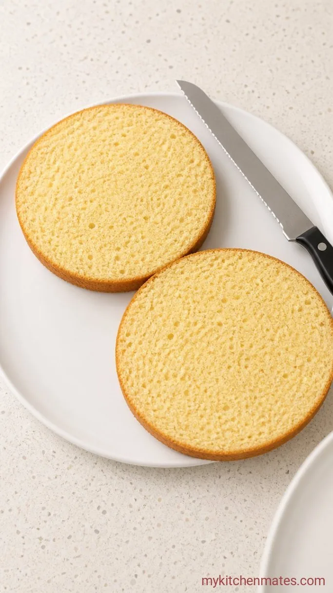 Step 3: Slice and Prepare the Cake Layers
