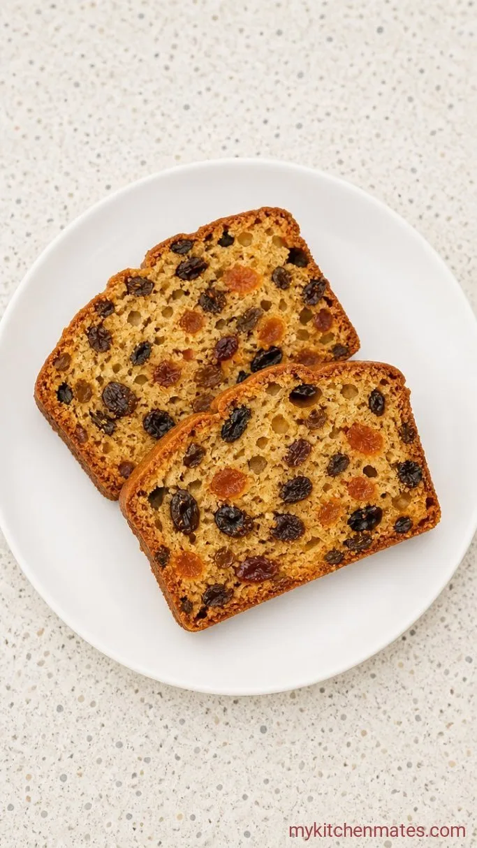 3 Ingredient Fruit Cake (No Eggs, No Butter) Step 3: Slice and Serve