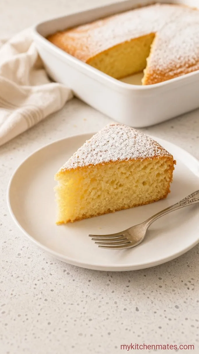 Fluffy 2-Ingredient Soda Cake Step 3: Slice and Serve