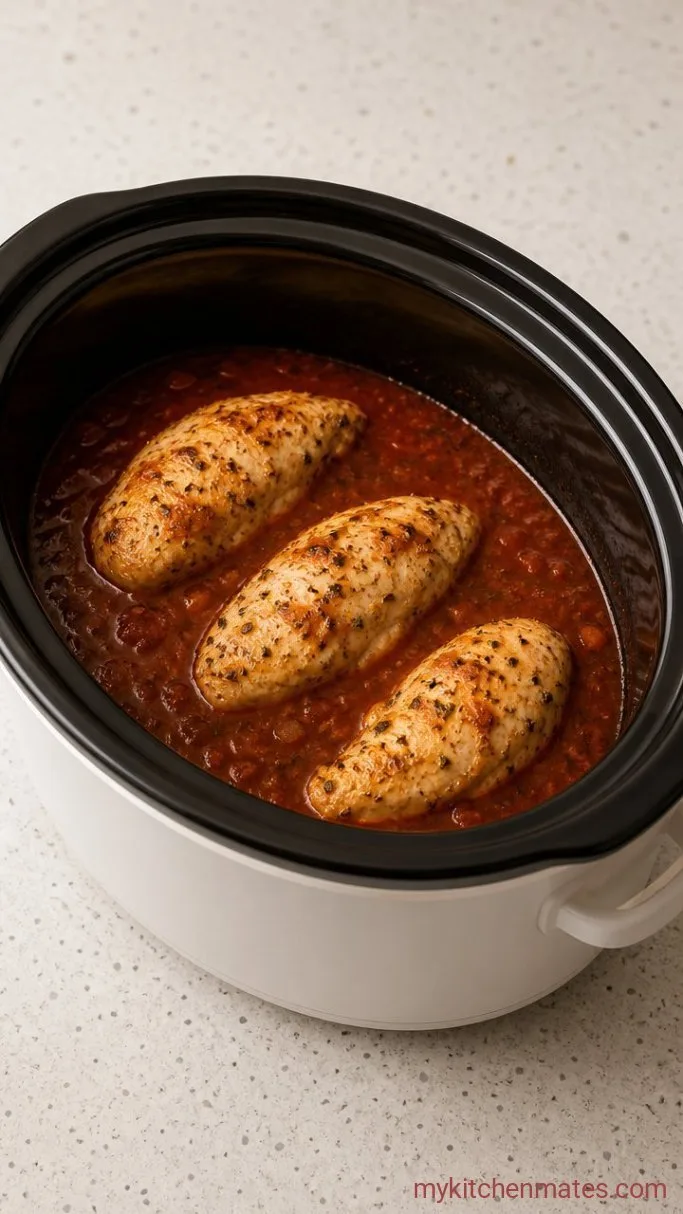 Step 3: Slow-Cook the Chicken
