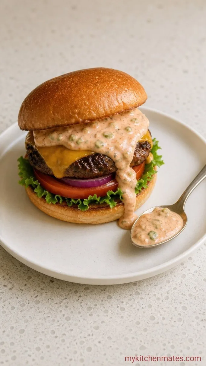 Step 3: Spoon and Serve Over Hot Burgers