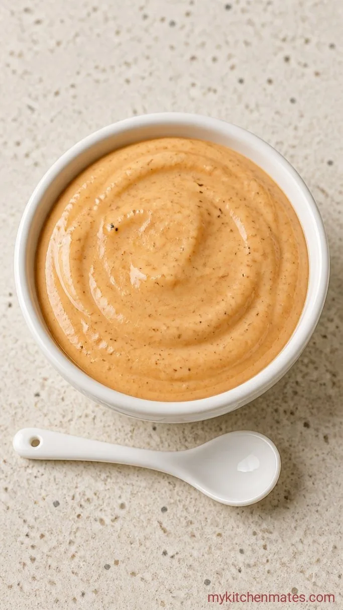 5-Minute Raising Cane’s Sauce Copycat Step 3: Spoon and Serve the Sauce