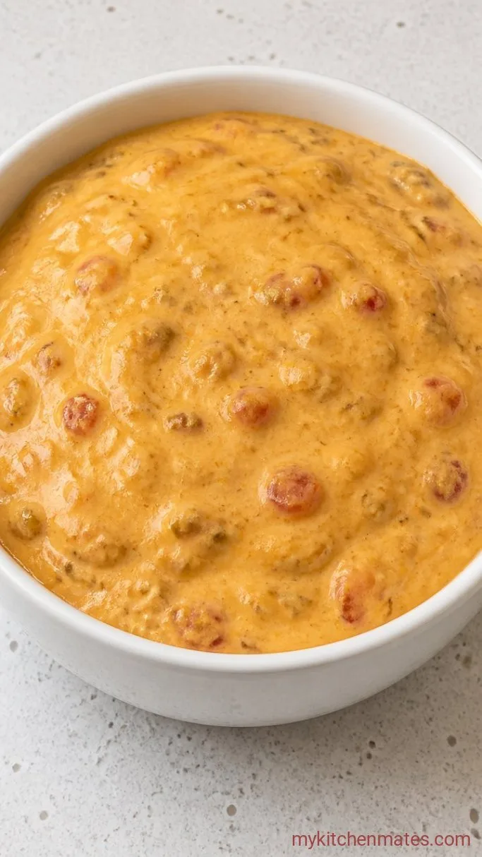 5-Ingredient Mexican Cheese Dip Step 3: Spoon and Serve