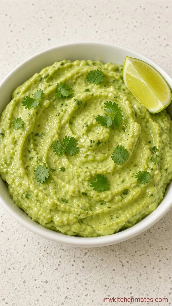 4-Ingredient Guacamole Step 3: Spoon Into a Bowl and Serve