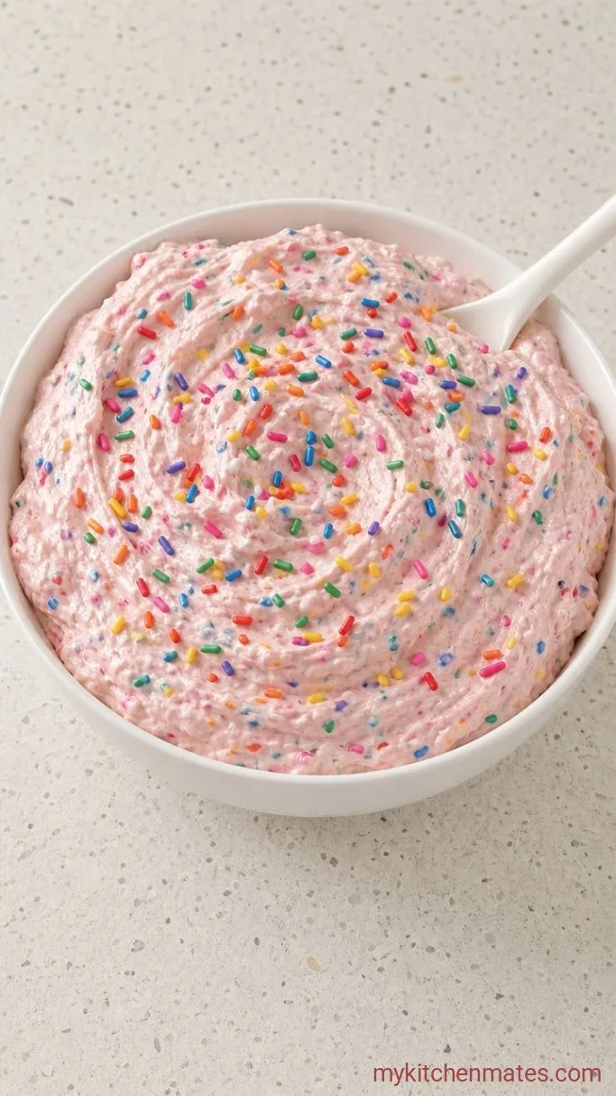 3-Ingredient Funfetti Dip (Ready in 5 Minutes) Step 3: Spoon Into a Bowl and Serve