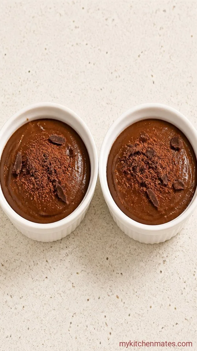5-Minute Creamy Chocolate Avocado Pudding Step 3: Spoon Into Bowls