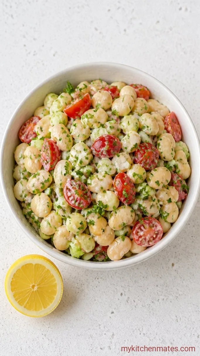 10-Minute Butter Bean Salad with Lemon and Herbs Step 3: Spoon It Up