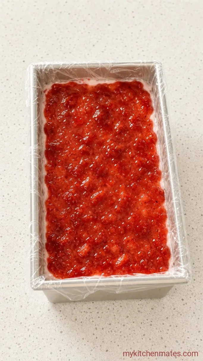 Step 3: Spoon Over the Strawberry Jam