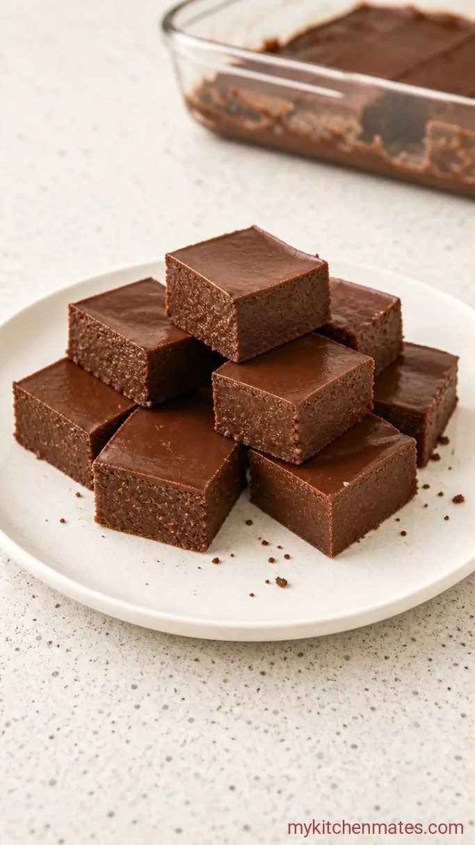 Step 3: Spread, Chill, and Slice the Fudge