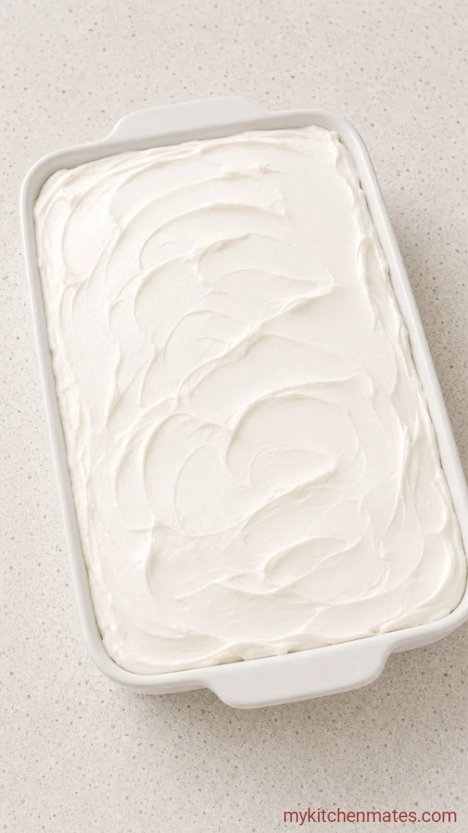 Step 3: Spread the Whipped Topping