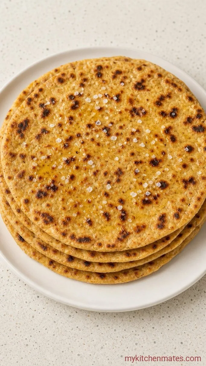 Quick 4-Ingredient Gluten Free Flatbread Step 3: Stack and Serve the Flatbreads