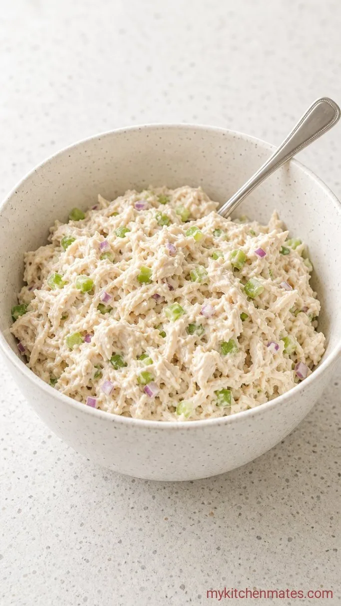 5-Minute Canned Chicken Salad Step 3: Stir and Serve