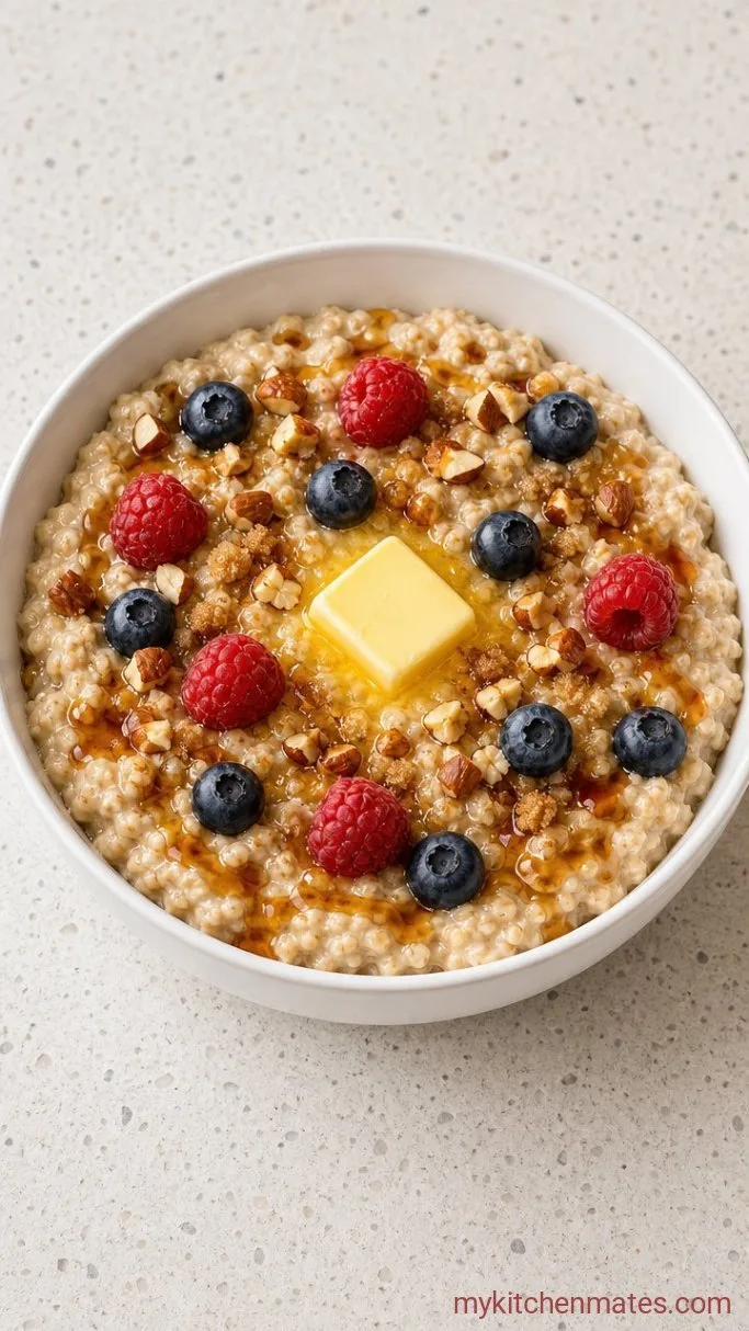 Creamy Instant Pot Oatmeal (No Stirring Needed) Step 3: Stir and Serve
