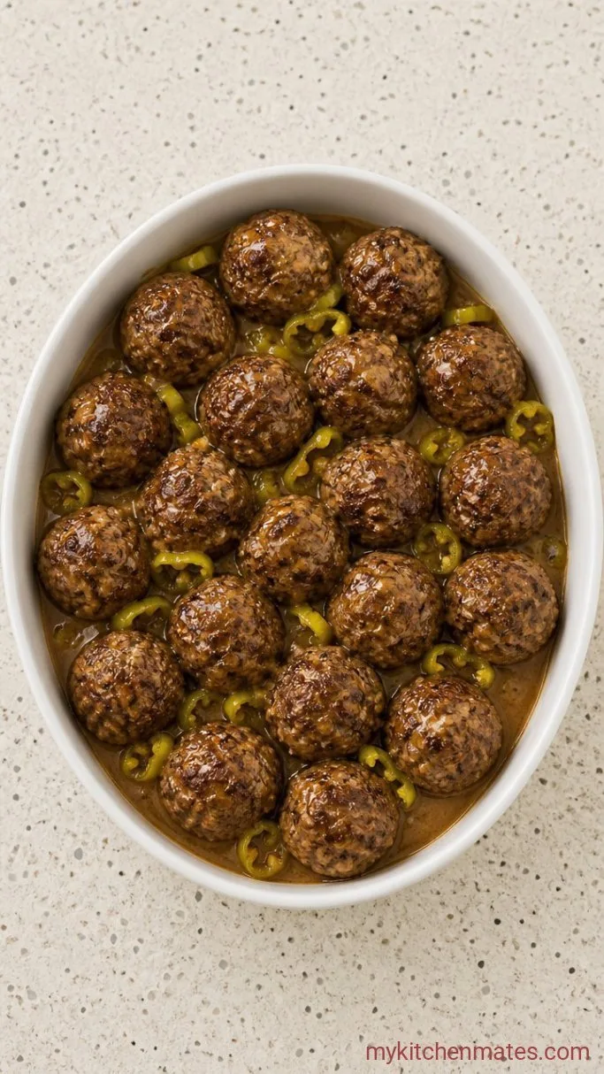 5-Ingredient Crockpot Mississippi Meatballs Step 3: Stir and Serve
