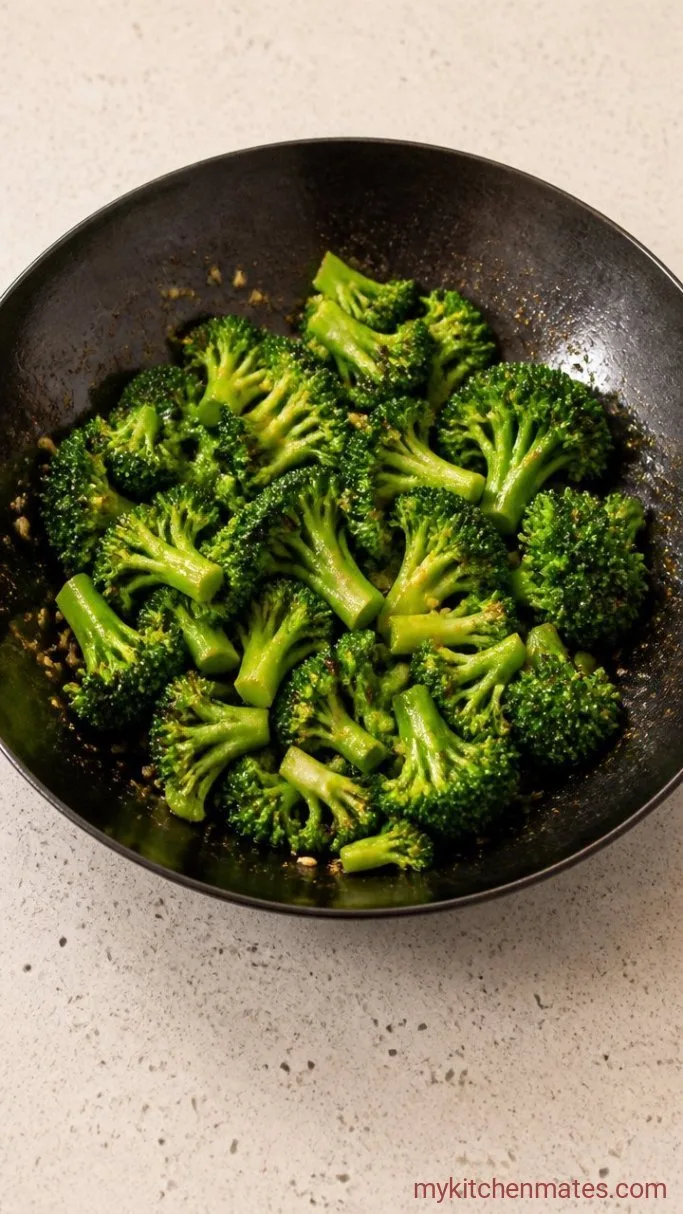 20-Minute Chicken Broccoli Stir Fry Step 3: Stir-Fry the Broccoli