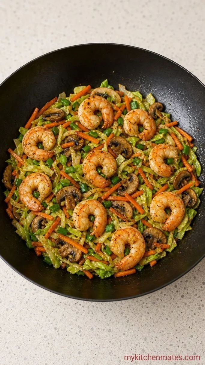 Quick 20-Minute Shrimp Lo Mein Step 3: Stir-Fry the Vegetables