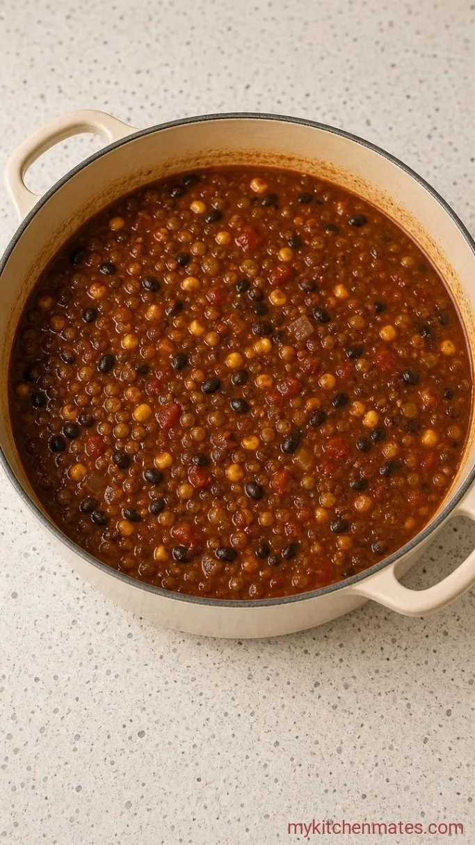 Step 3: Stir In the Beans and Corn