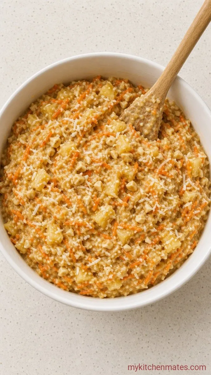 Step 3: Stir in the Carrots, Pineapple, and Coconut