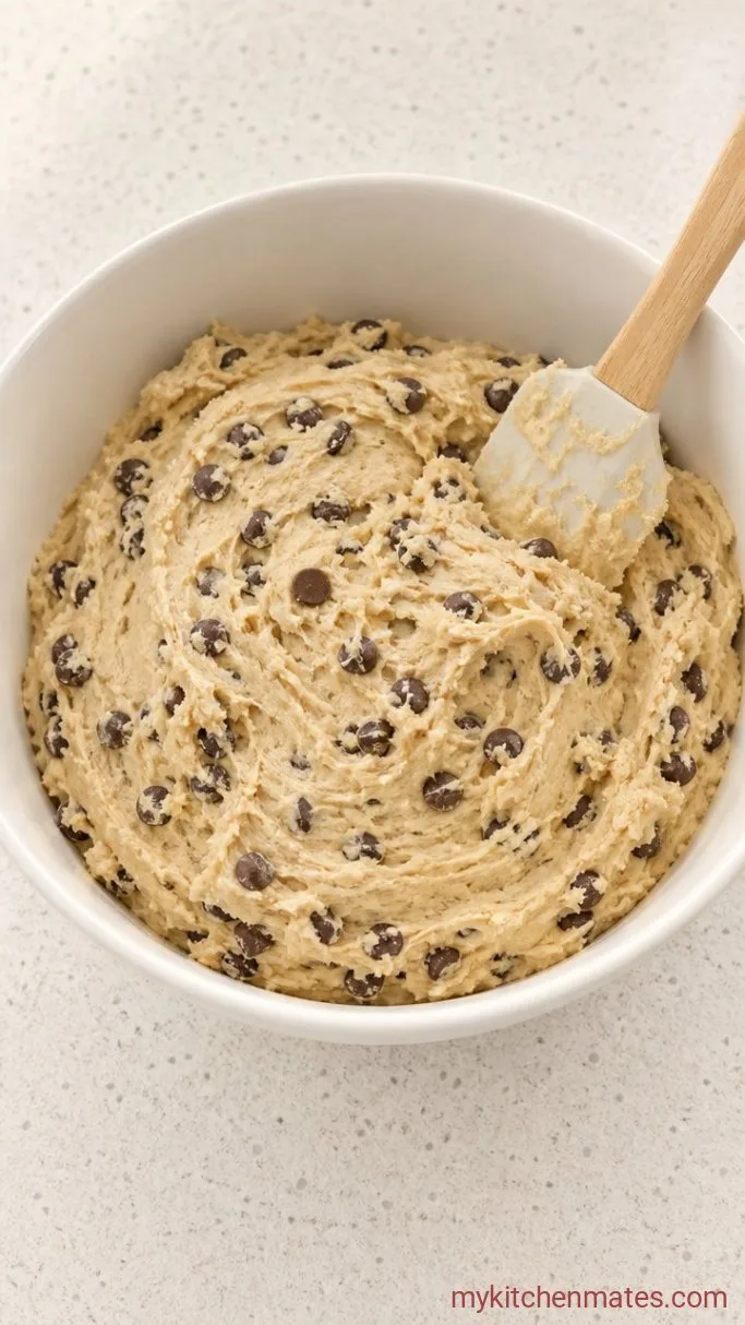 Chewy Brown Butter Sourdough Discard Cookies Step 3: Stir in the Dry Ingredients and Chocolate