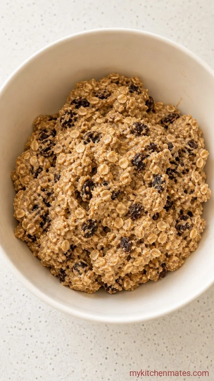 Soft and Chewy Vegan Oatmeal Cookies Step 3: Stir in the Dry Ingredients and Oats