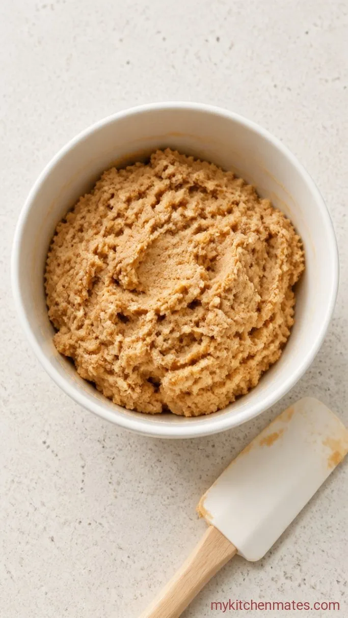 Soft Peanut Butter Sandwich Cookies with Creamy Filling Step 3: Stir in the Dry Ingredients