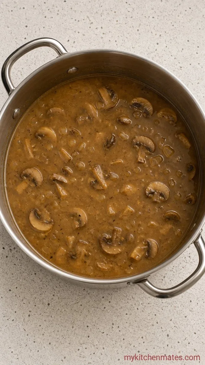 Step 3: Stir in the Flour and Broth